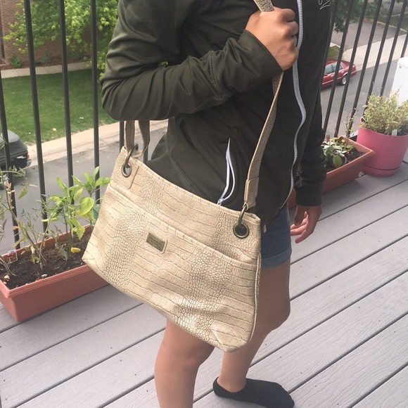 Simply Vera Vera Wang Croc bag - Picture 1 of 6